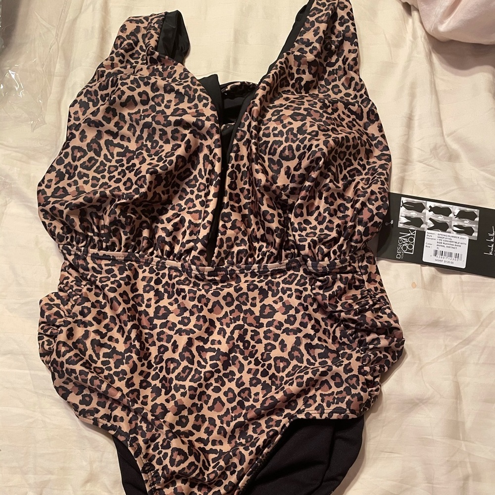 Nicole Miller convertible bathing suit size 14.